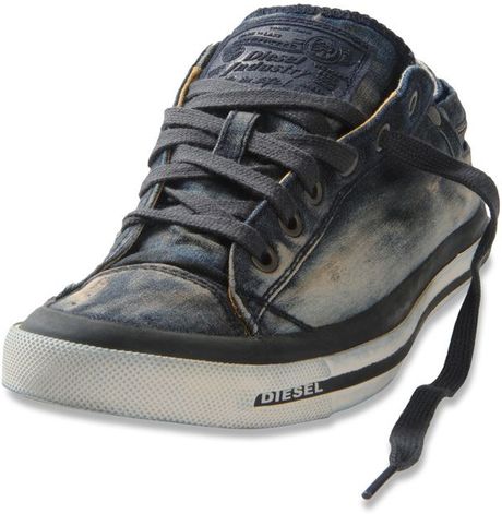 Diesel Exposure Low I in Black (denim) | Lyst