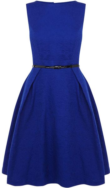 Coast Allure Short Dress in Blue (cobalt) | Lyst