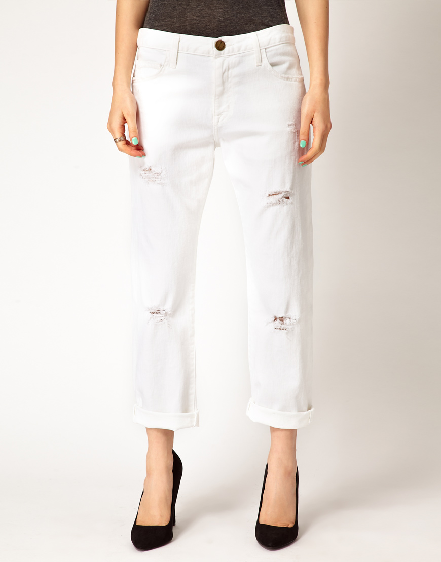 off white boyfriend jeans