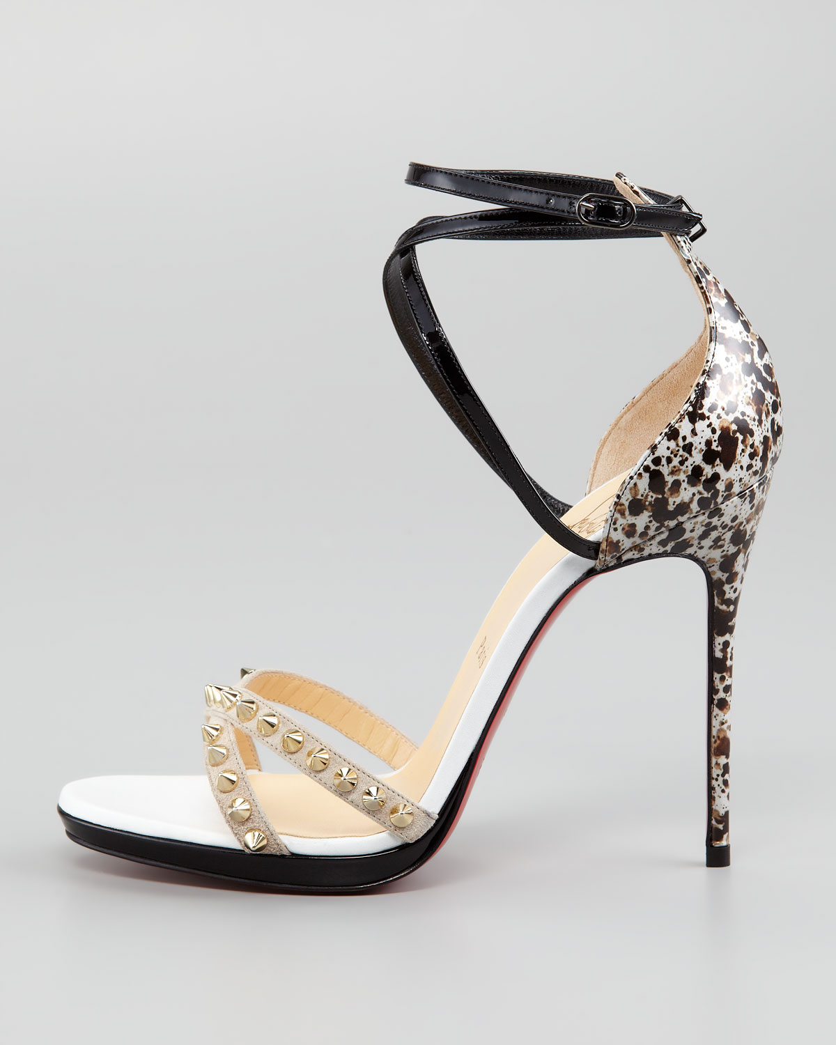 louboutin studded sandals