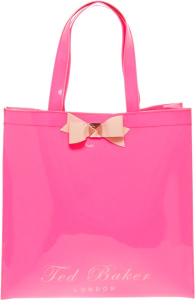 Ted Baker Bigcon Bow Shopper in Pink (57nudepink) | Lyst