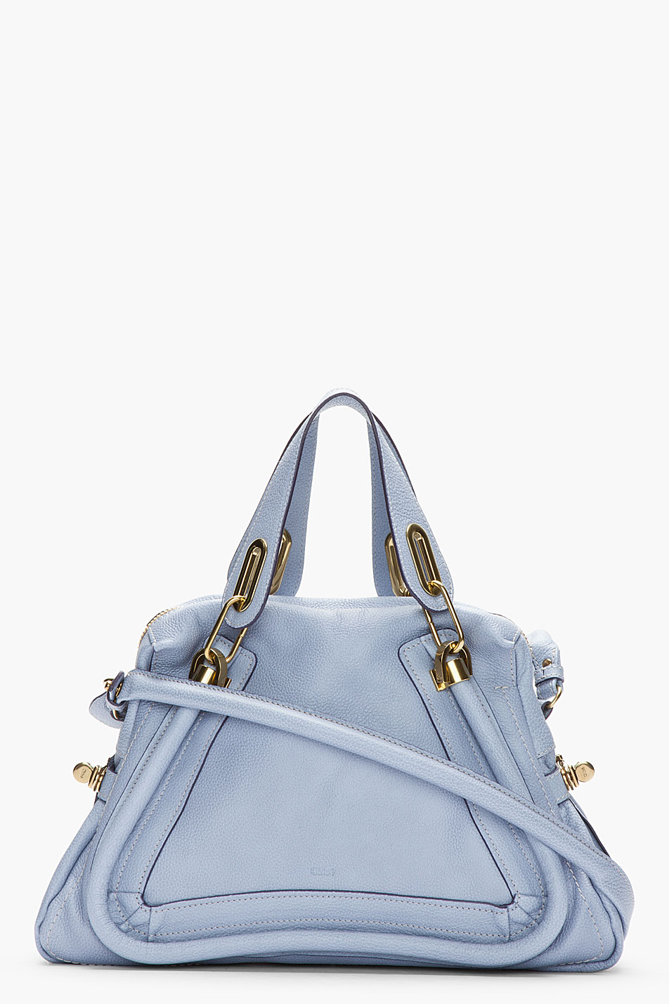 Chloé Medium Shoulder Bag In Blue Lyst 