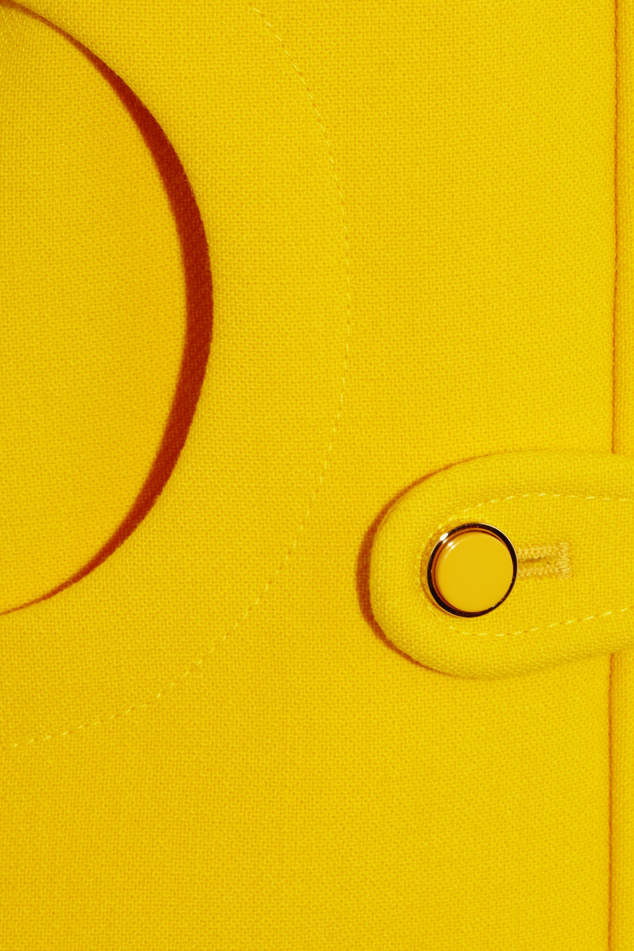 Michael kors CutOut Crepe Jacket in Yellow Lyst