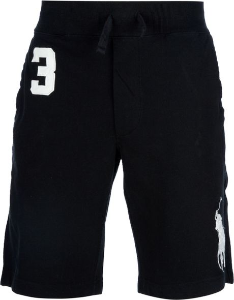 Polo Ralph Lauren Tracksuit Short in Black for Men | Lyst