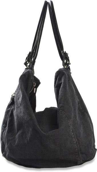 Diesel Divina Shoulder Bag in Gray (denim) | Lyst