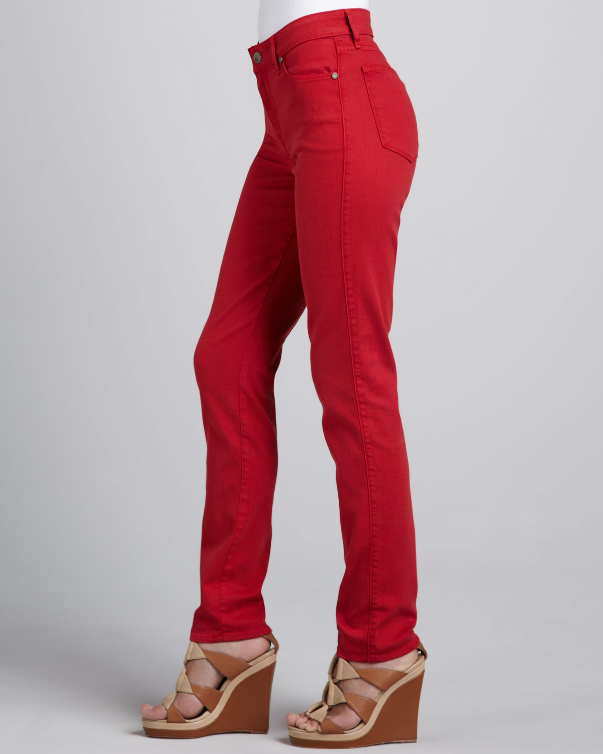 Cj by cookie johnson Peace Skinny Jeans in Red Lyst