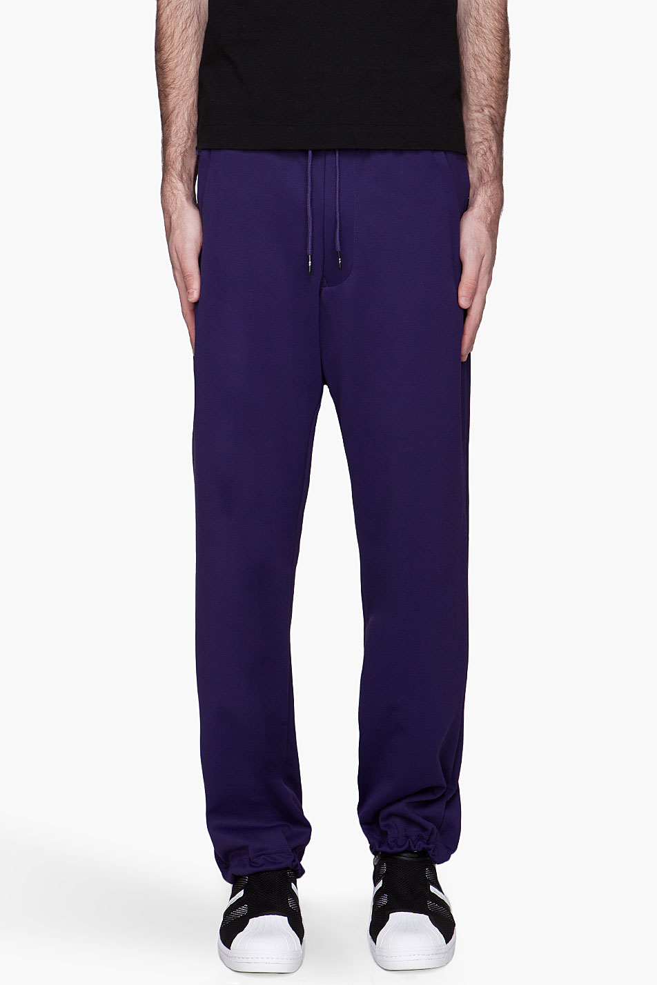 Y-3 Purple Track Pants in Purple for Men | Lyst