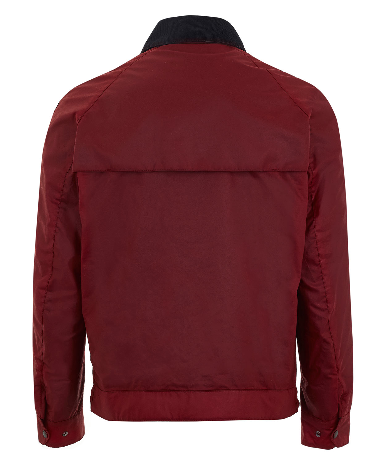 Lyst - Barbour Red Waxed Cotton Bomber Jacket in Red for Men