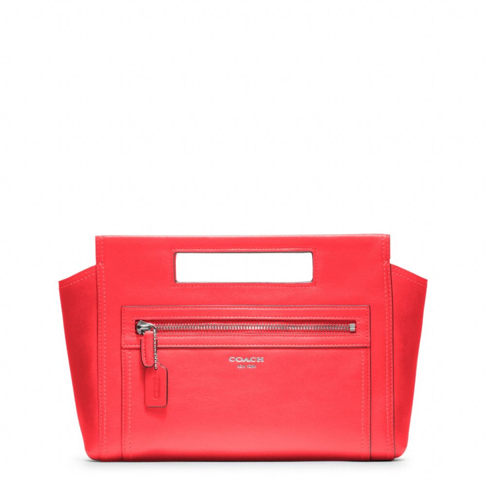 coach clutch red