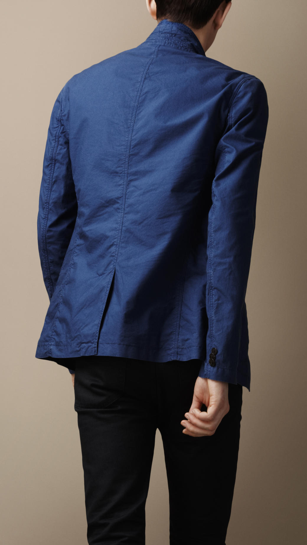 Lyst Burberry brit Lightweight Cotton Blazer in Blue for Men