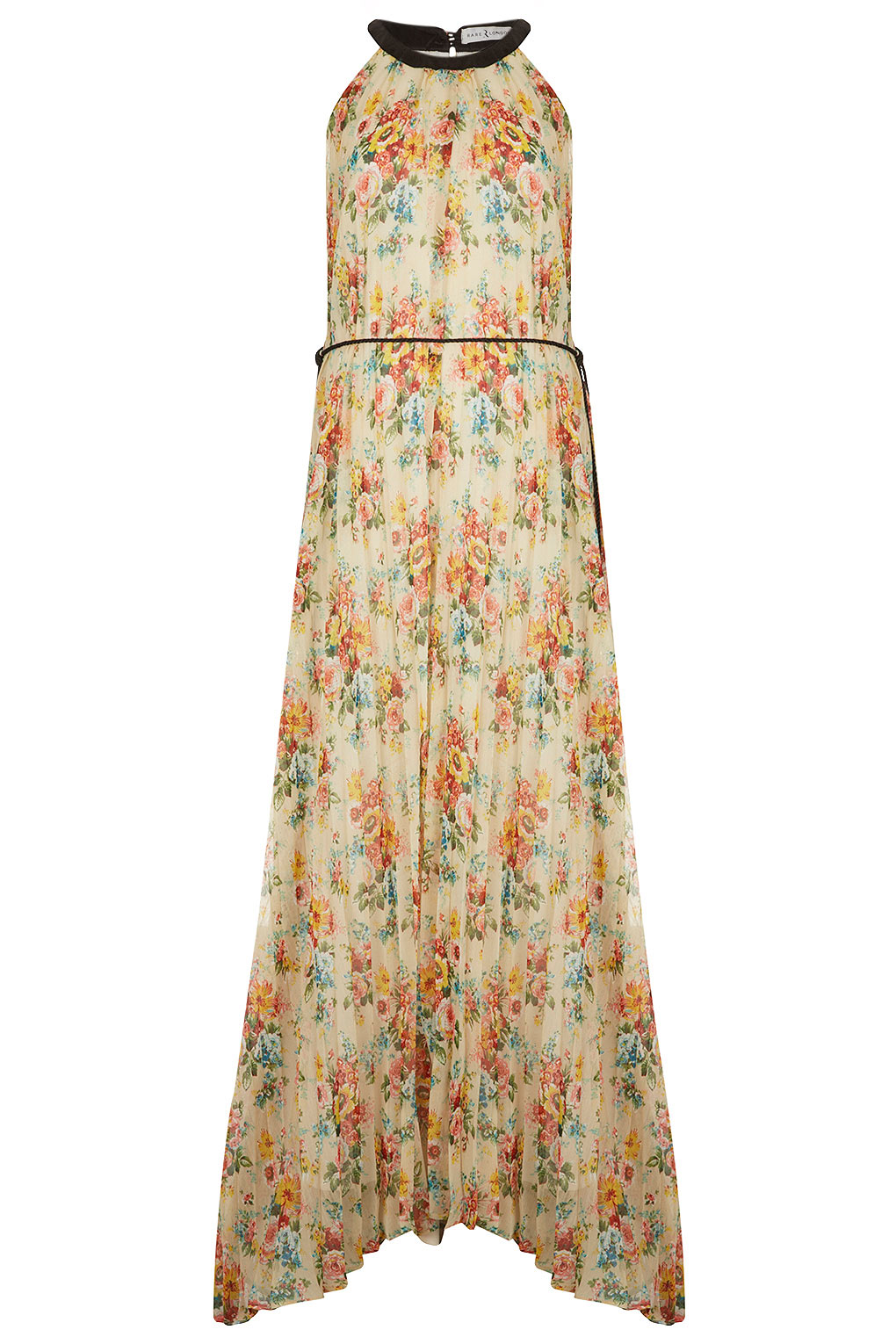Topshop Floral Maxi Dress in Floral (cream) | Lyst