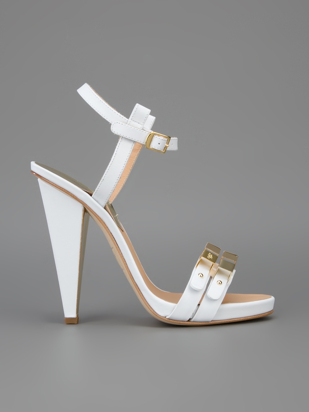 Lyst - Dsquared² Embellished Sandal Pump in White