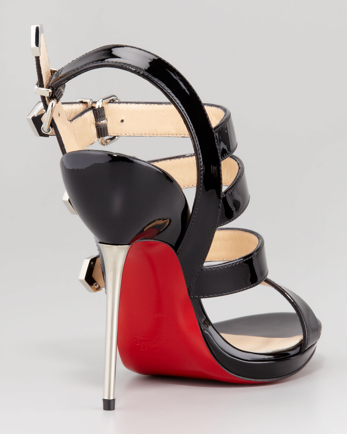 louboutin black sandals