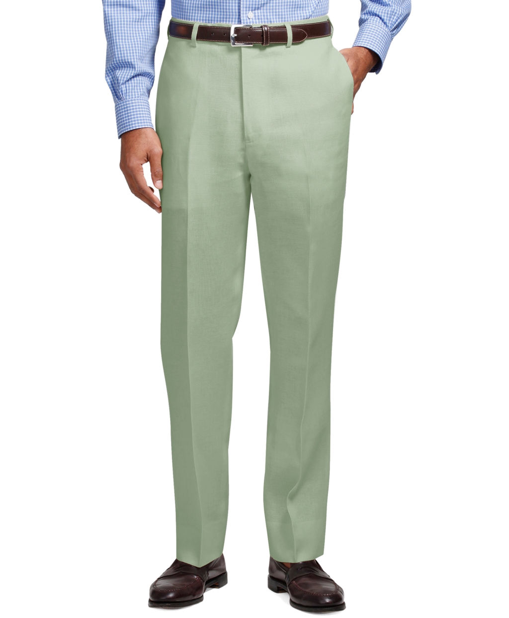 brooks brothers linen pants