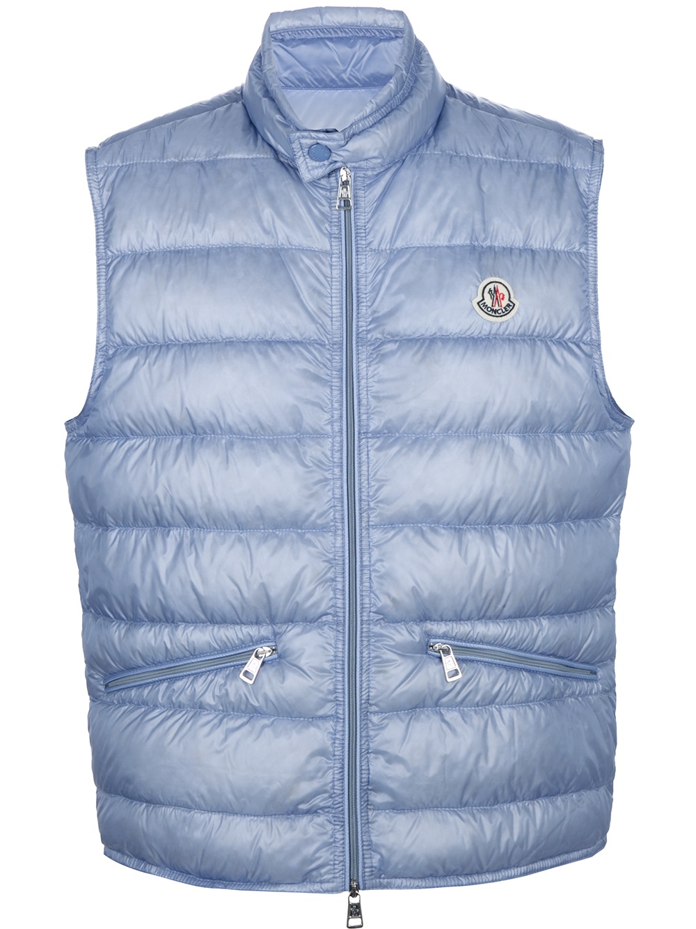 blue moncler bodywarmer