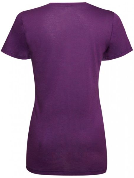 Splendid V-Neck T-Shirt Dark Plum in Purple (plum) | Lyst