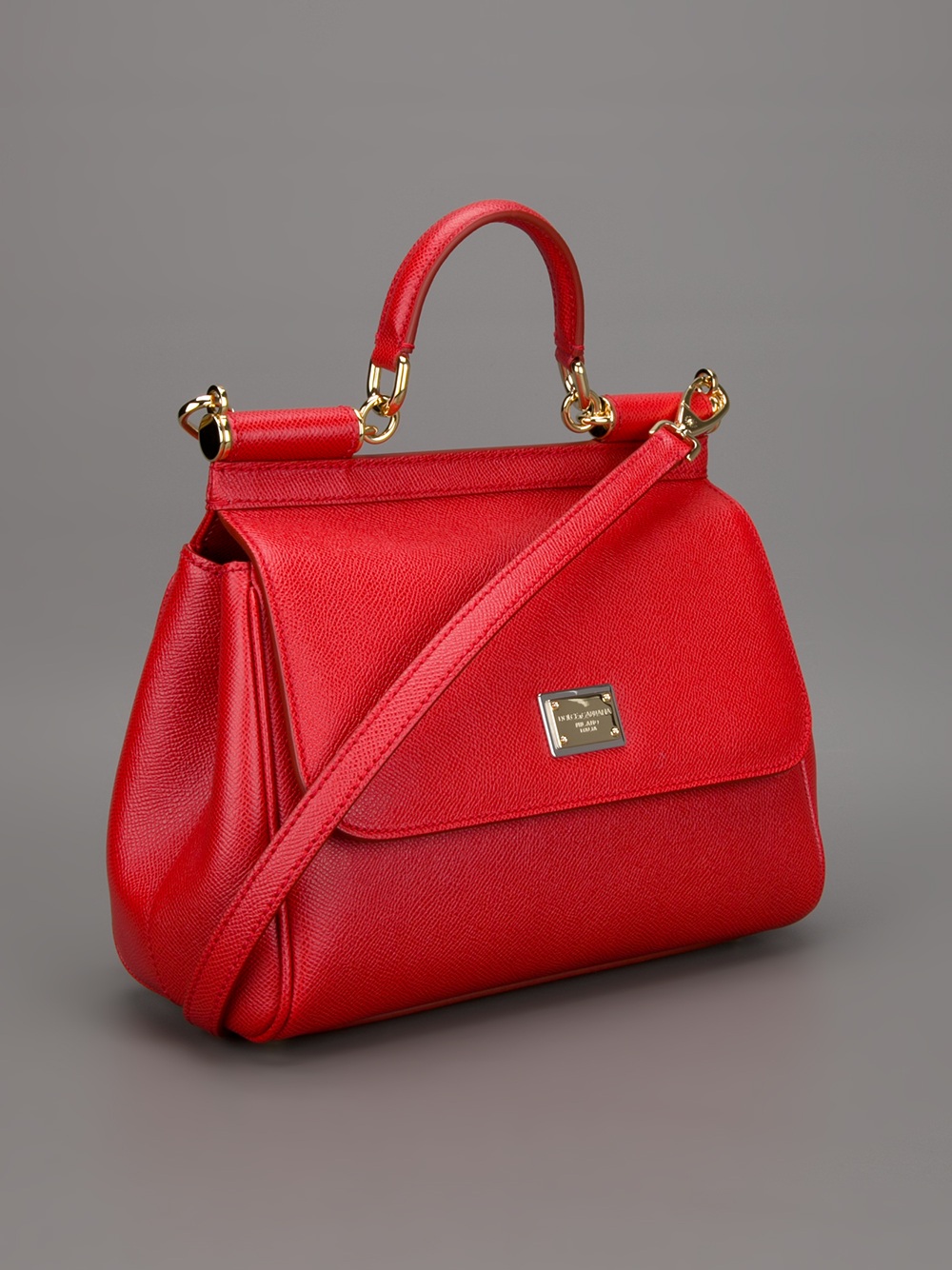 dolce and gabbana red bag