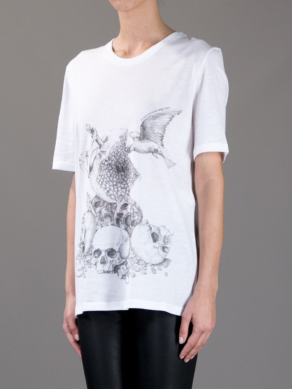 alexander mcqueen tshirt womens