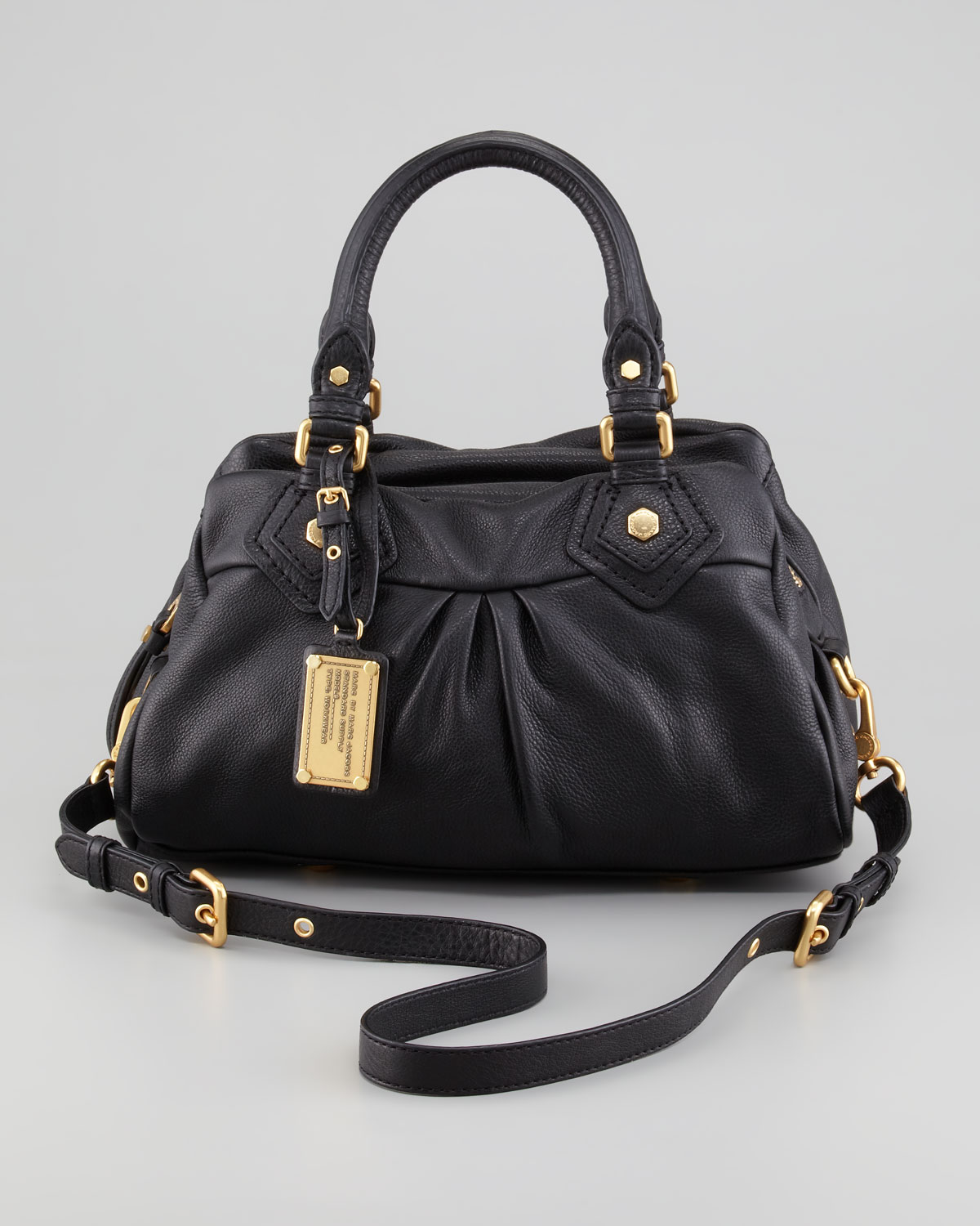 Marc by marc jacobs Classic Q Baby Groovee Satchel Bag Black in Black ...