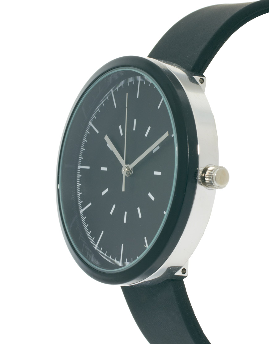 Lyst River Island Minimal Watch in Black for Men