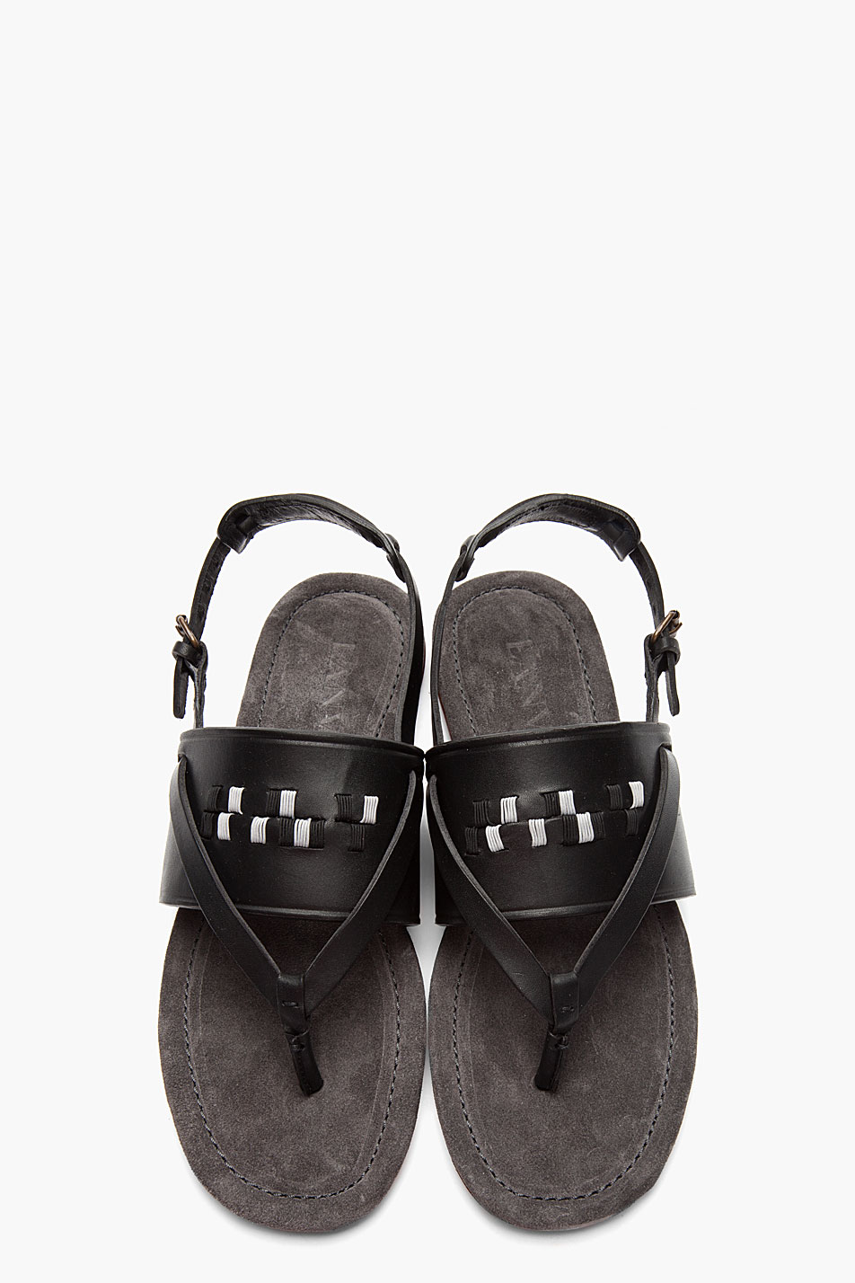 black slingback sandals flat
