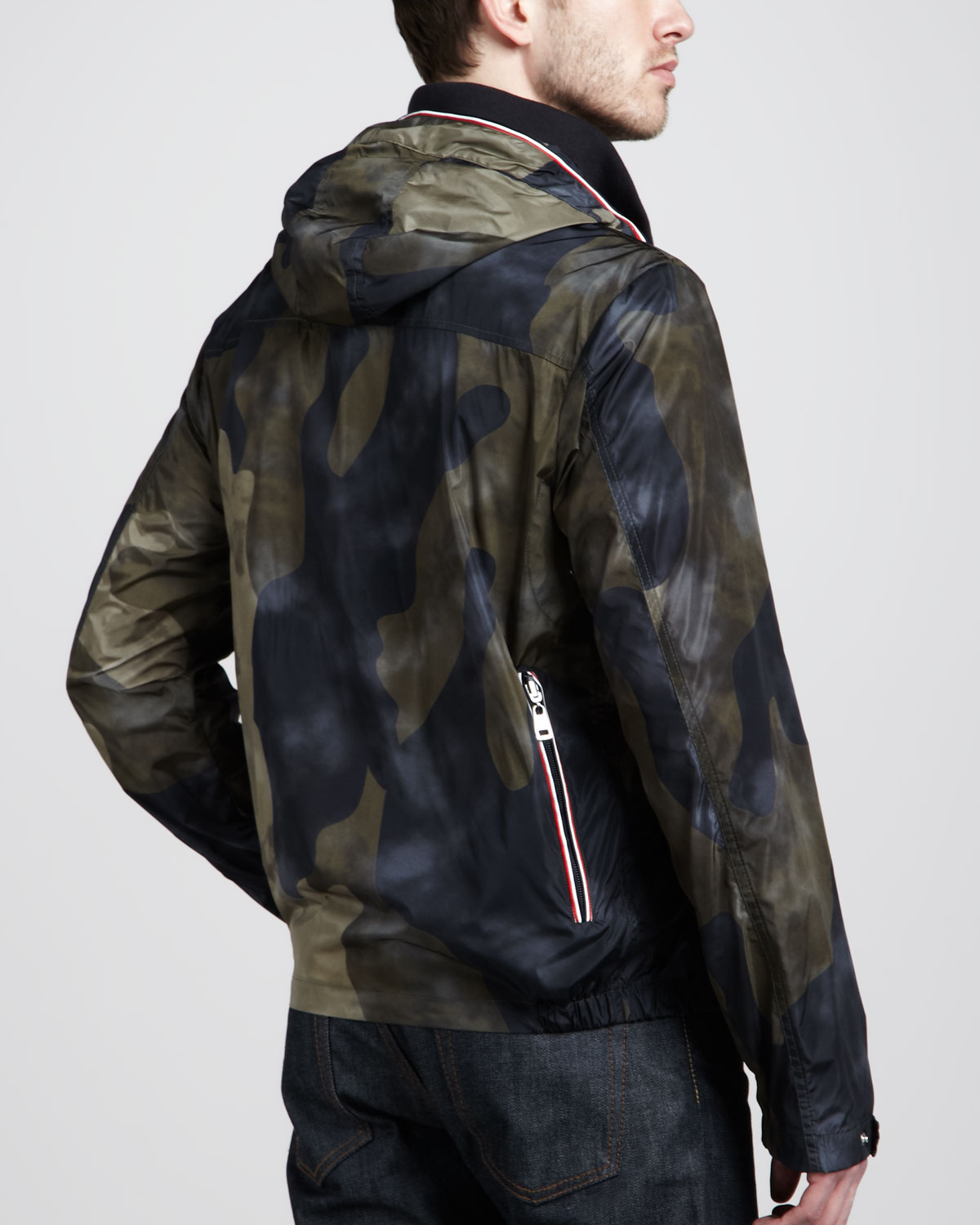Lyst Moncler Packable Hooded Camo Jacket for Men