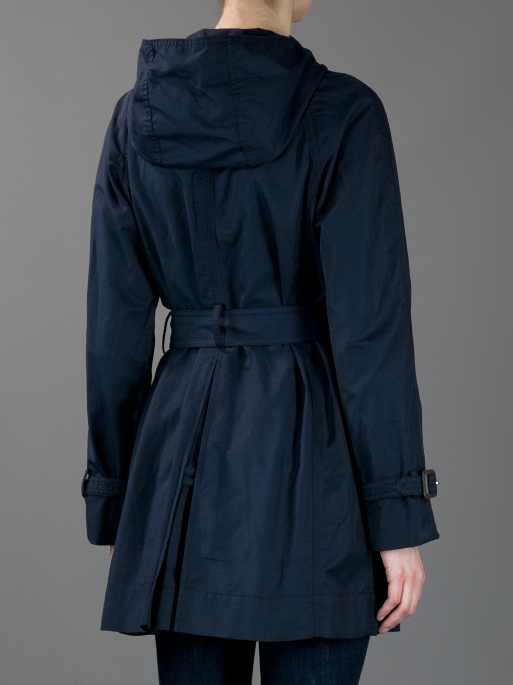 womens blue moncler coat