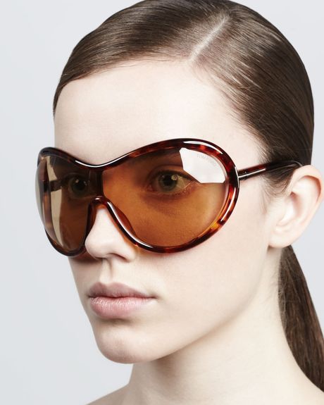 Tom ford ace oversized shield sunglasses #9