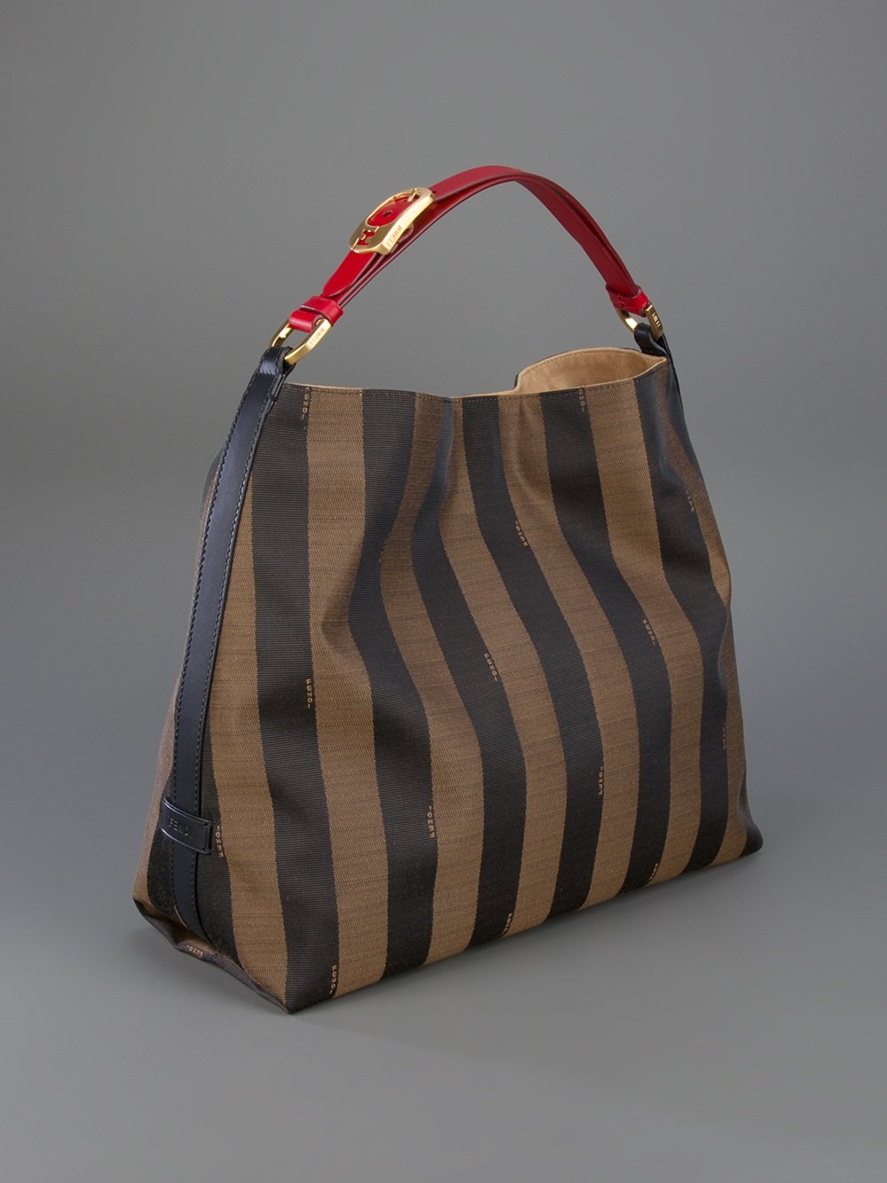 Fendi Pequin Bag in Brown - Lyst