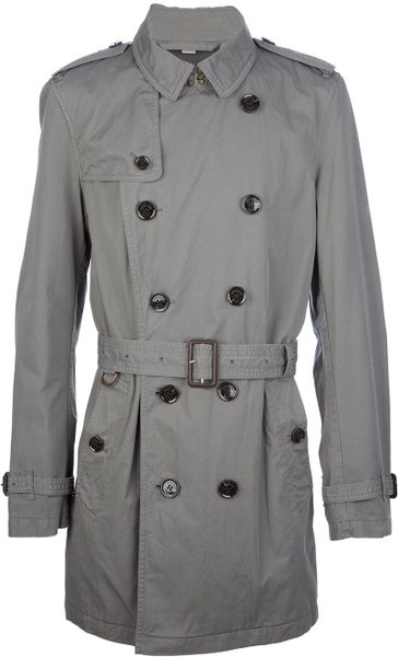Burberry Brit Britton Trench Coat in Gray for Men (grey) | Lyst
