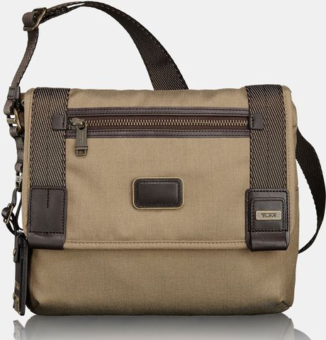 Tumi Alpha Bravo Beale Mini Messenger Bag in Brown for Men (sahara) | Lyst