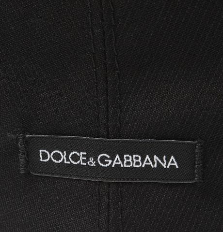 Dolce & Gabbana Cottonblend Flat Cap in Black for Men | Lyst