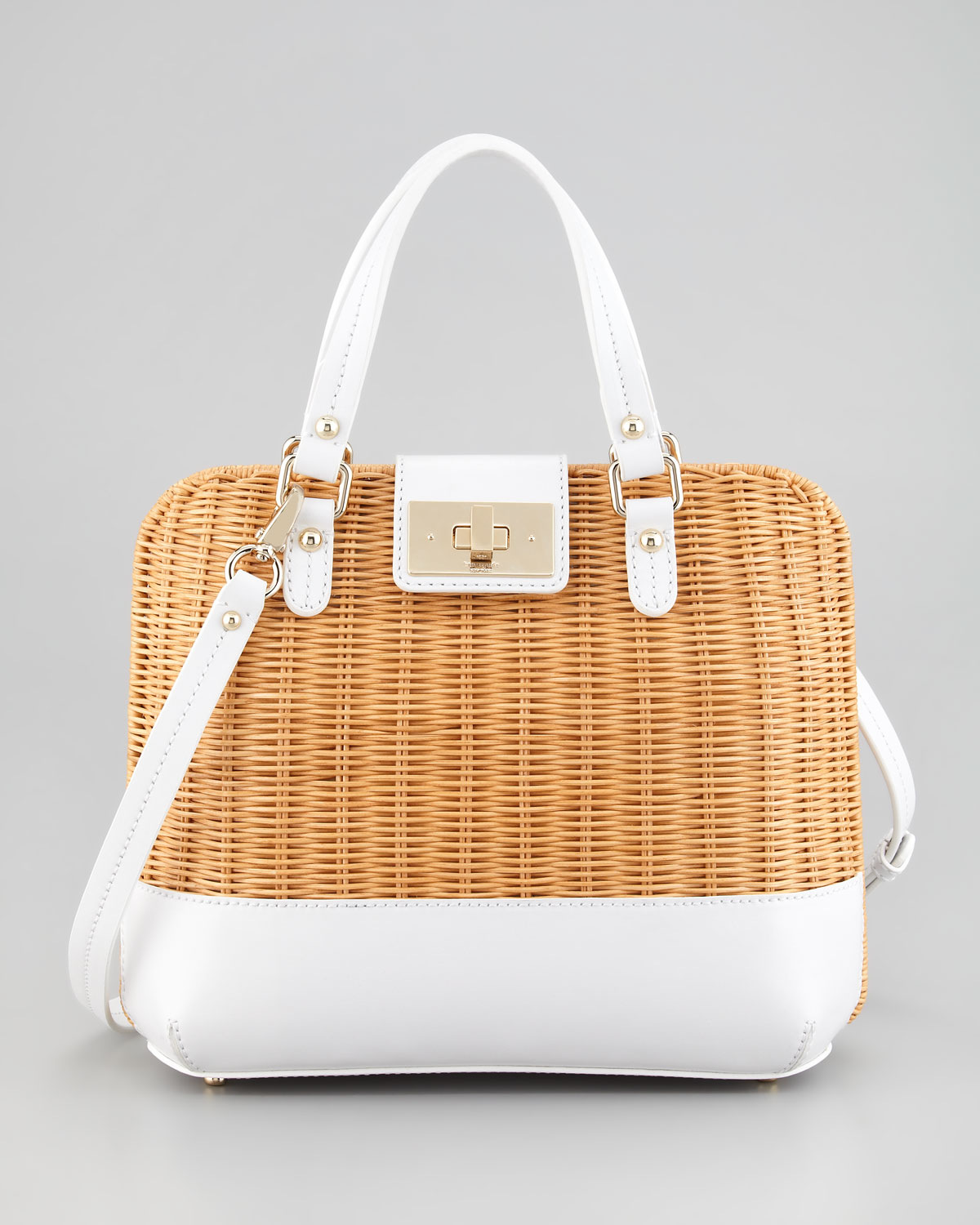 Kate Spade Basket Purse Best Image Ccdbb Org Lyst Kate Spade New York Waverly Terrace Medium Wicker Satchel Bag