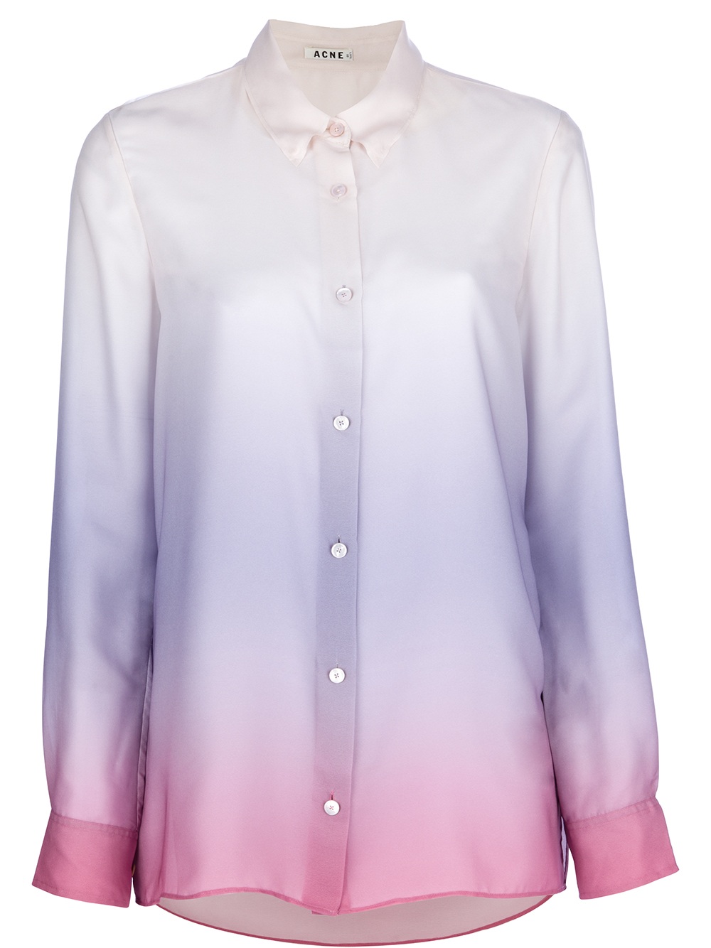 Acne Studios Pat Degradé Shirt in Purple (white) | Lyst