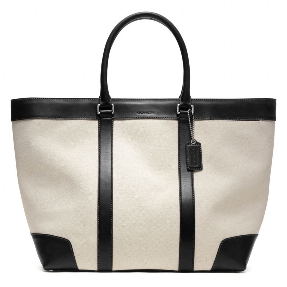 Lyst - Coach Bleecker City Canvas Weekend Tote in Black for Men