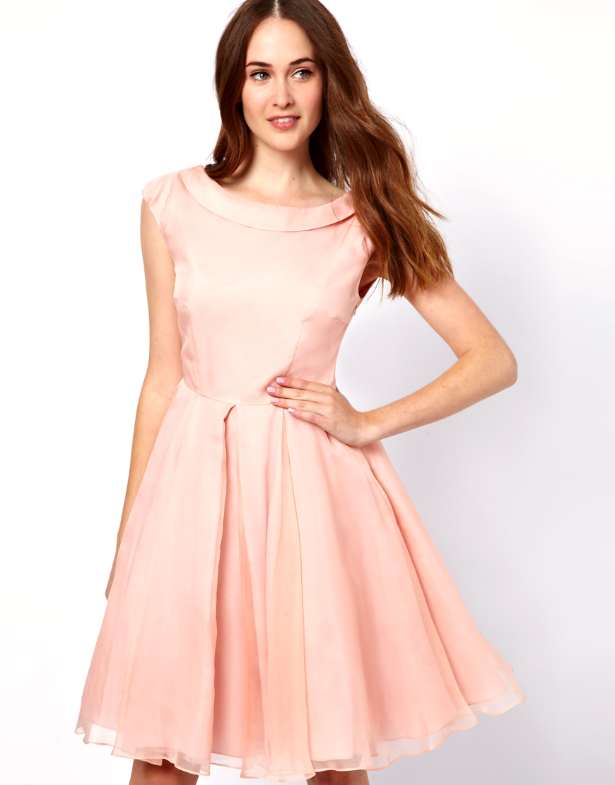 Lyst - Ted Baker Prom Dress in Pink