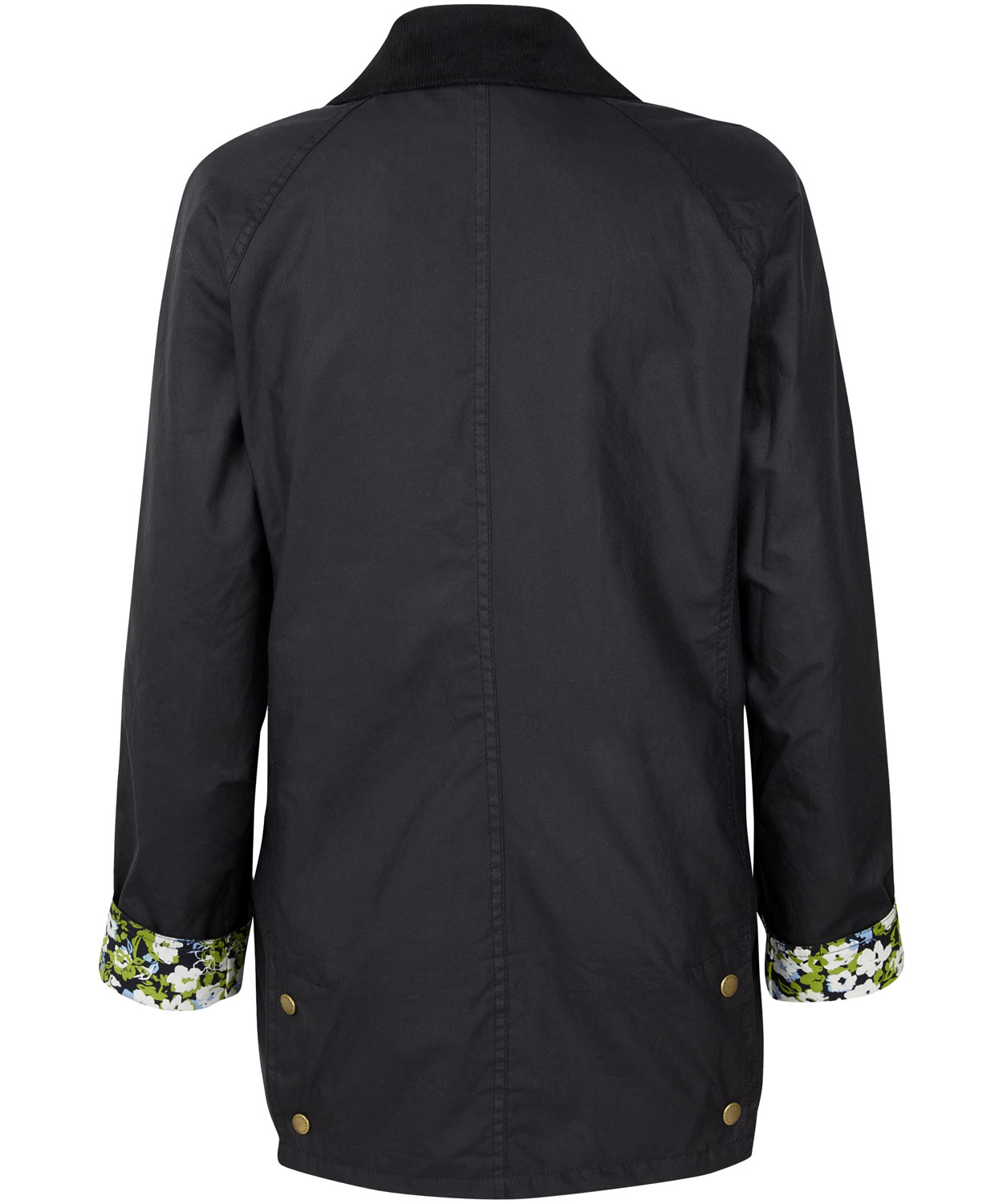 Lyst - Barbour Navy Printed Beadnell Wax Jacket in Blue