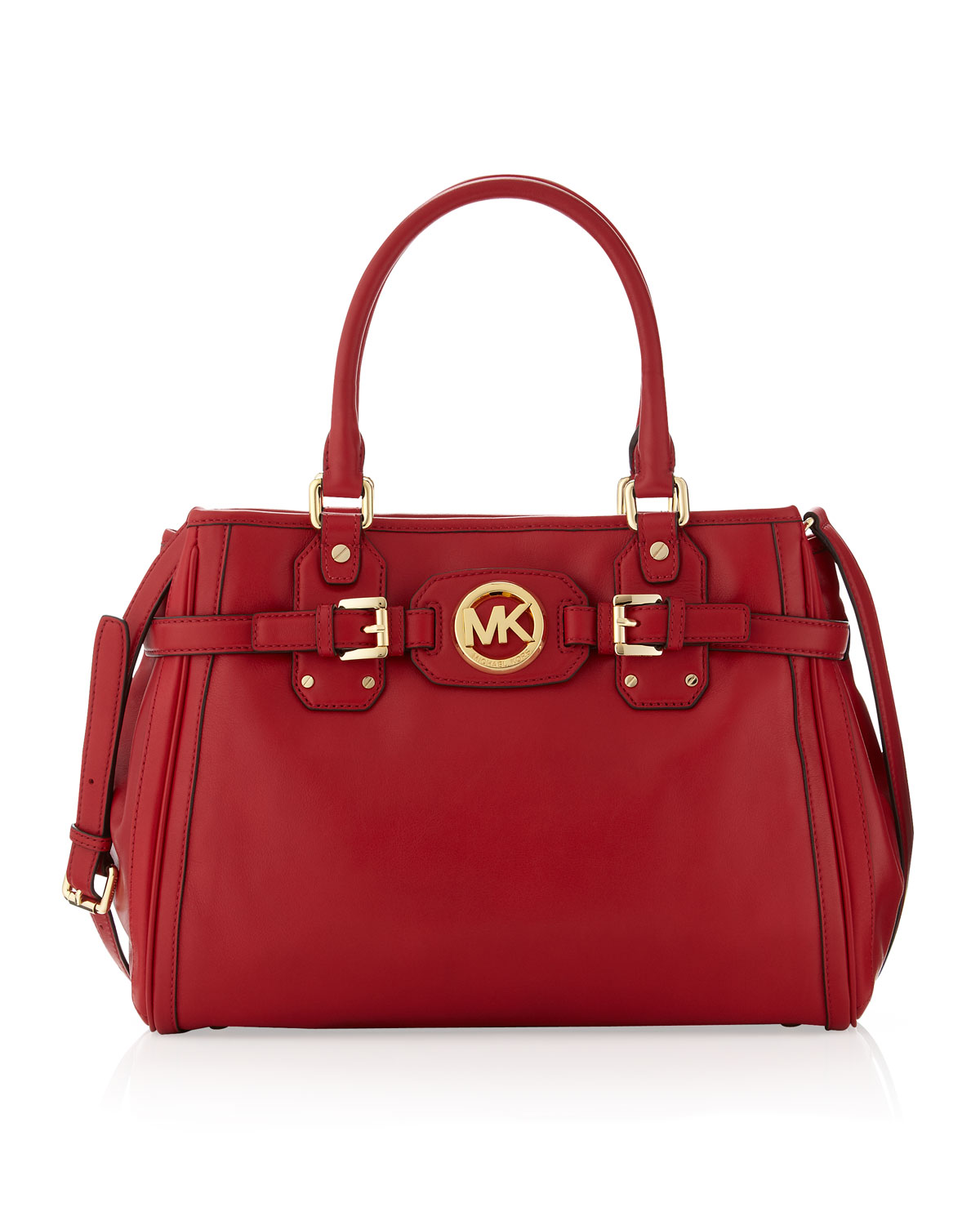 Michael kors Hudson Large Tote Bag in Red | Lyst