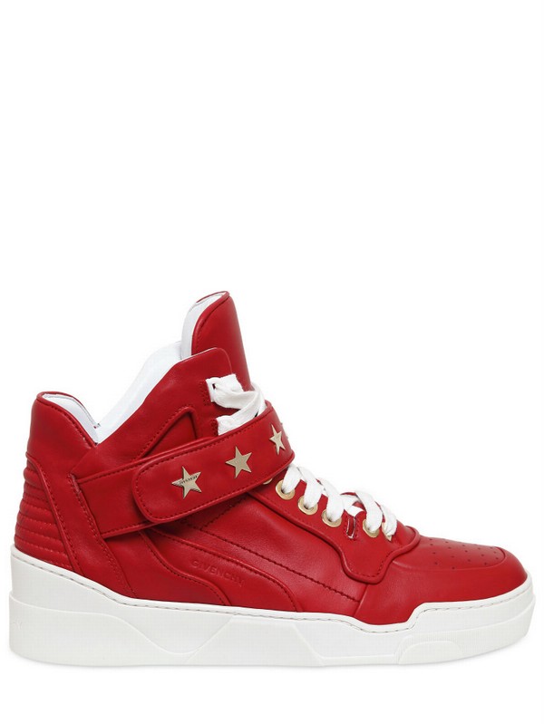 givenchy red high top sneakers