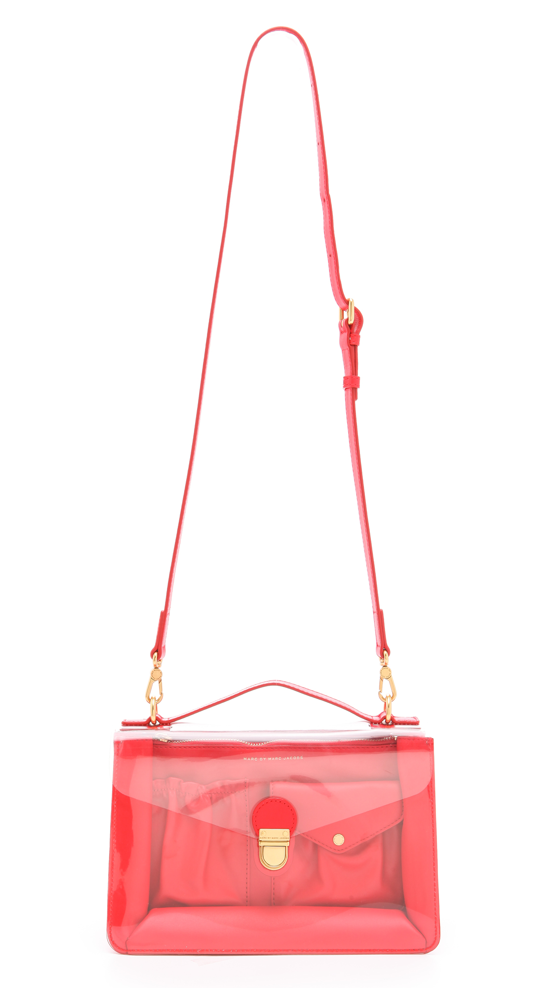 Lyst - Marc by marc jacobs Clear Top Handle Shoulder Bag