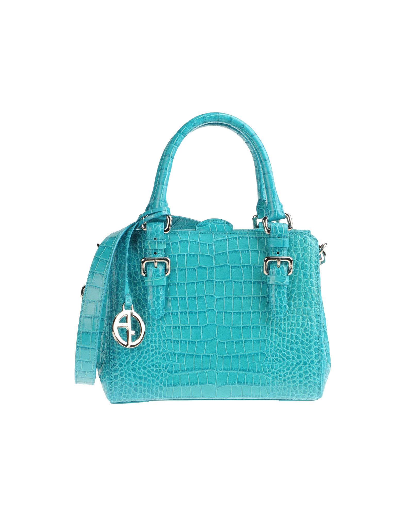 Giorgio Armani Medium Leather Bags in Blue (turquoise) | Lyst