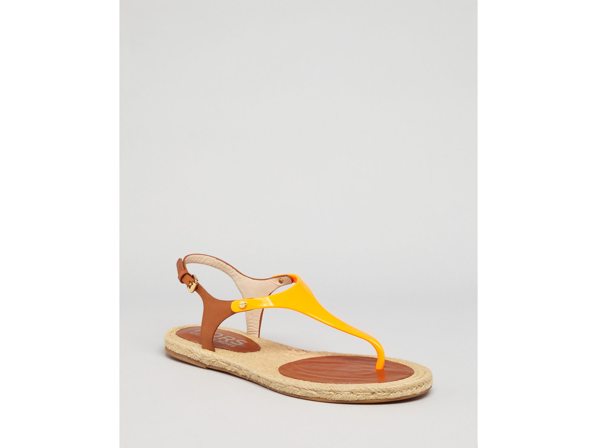 Kors by michael kors Espadrille Thong Sandals Stephy Flat in Yellow | Lyst