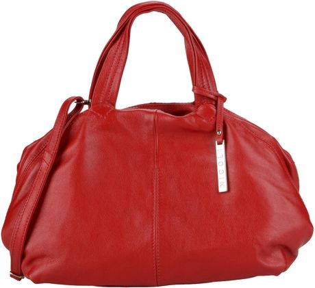 Nicoli Large Leather Bags in Red | Lyst