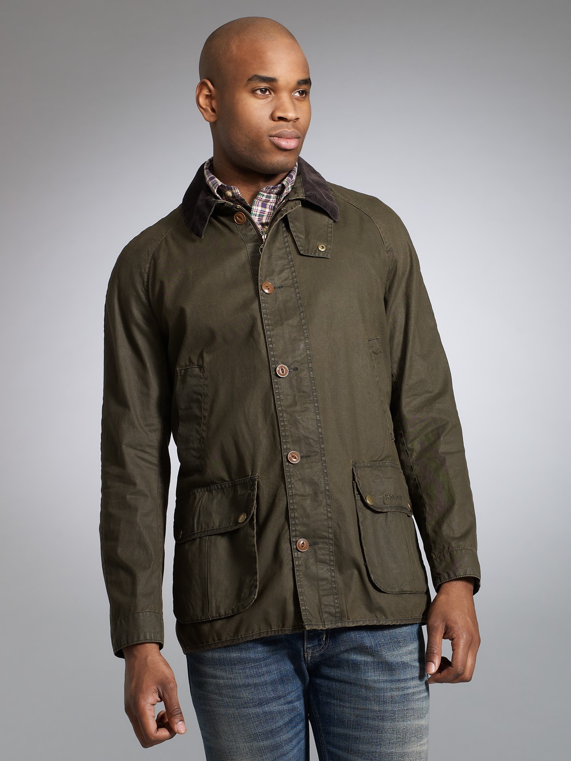 Barbour Brindle Wax Jacket in Green for Men (olive) | Lyst