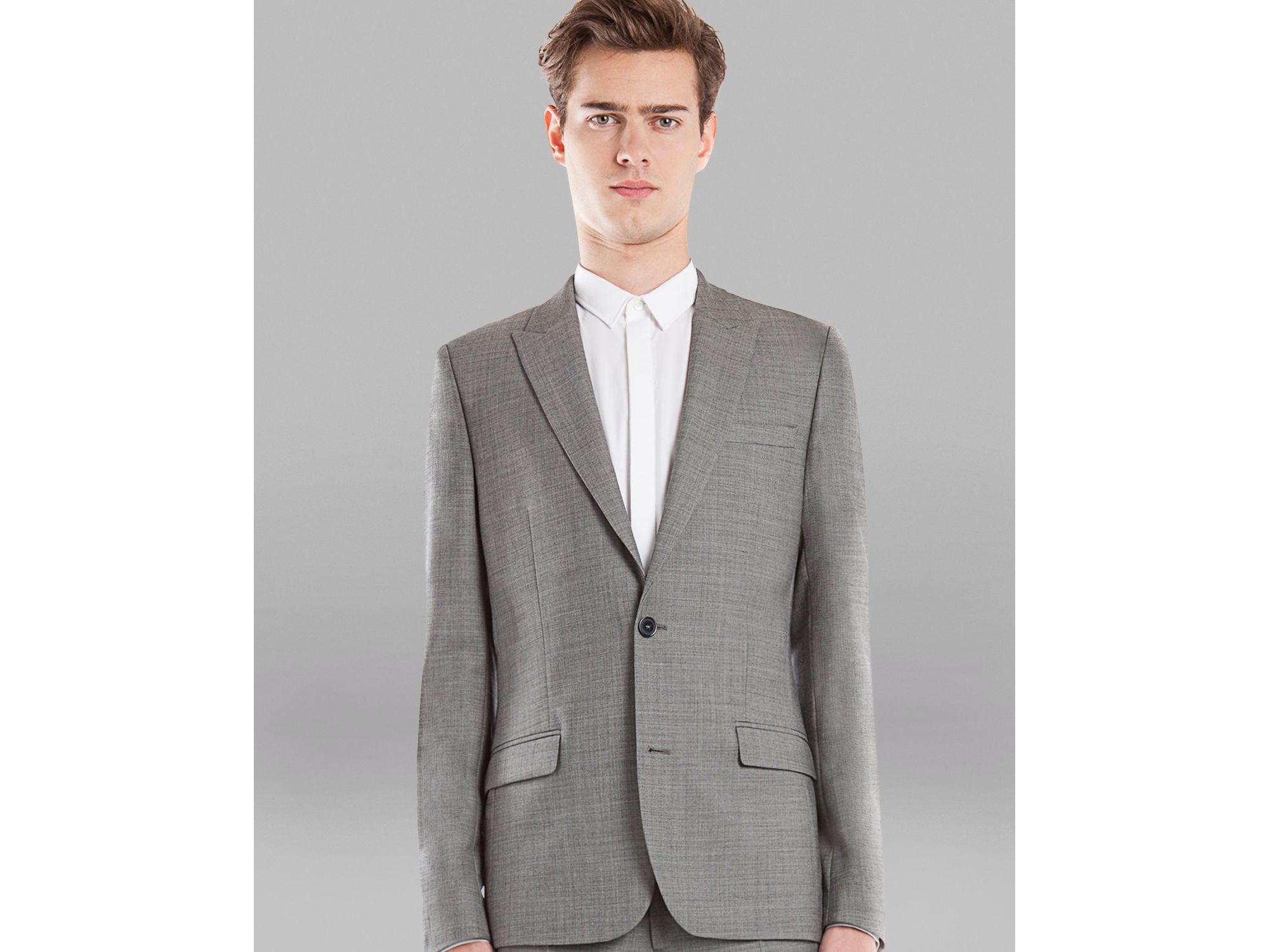 Lyst - Sandro Beatles Suit Jacket in Gray for Men