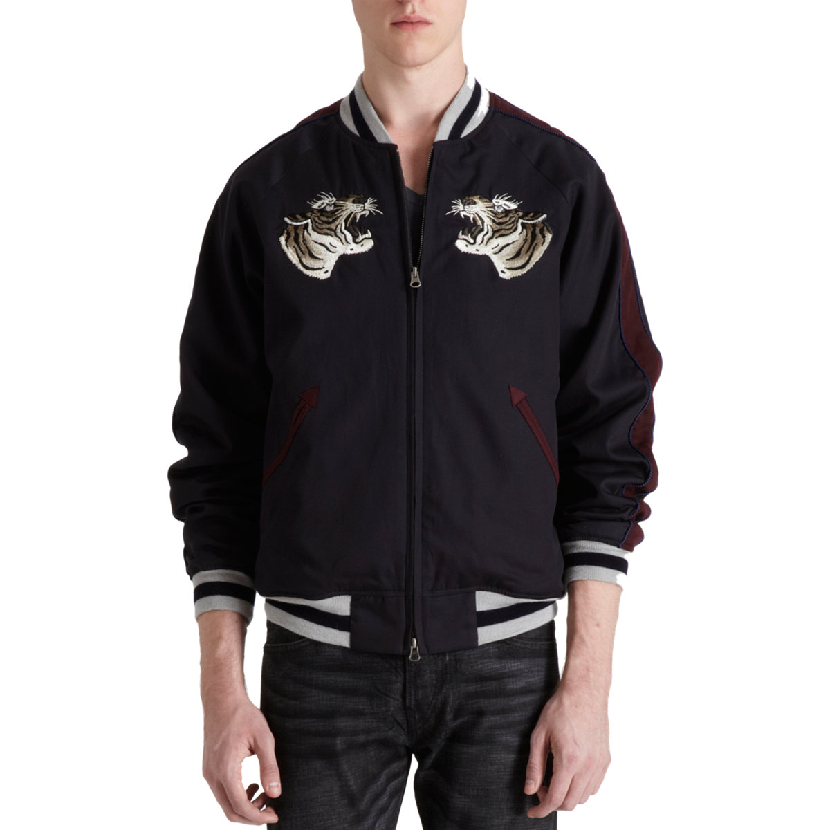 Horiyoshi iii Tiger Jacket in Blue for Men | Lyst