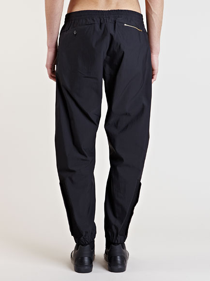 Lyst - Tim Coppens Mens Velcro Cuff Jogger Pants in Black for Men