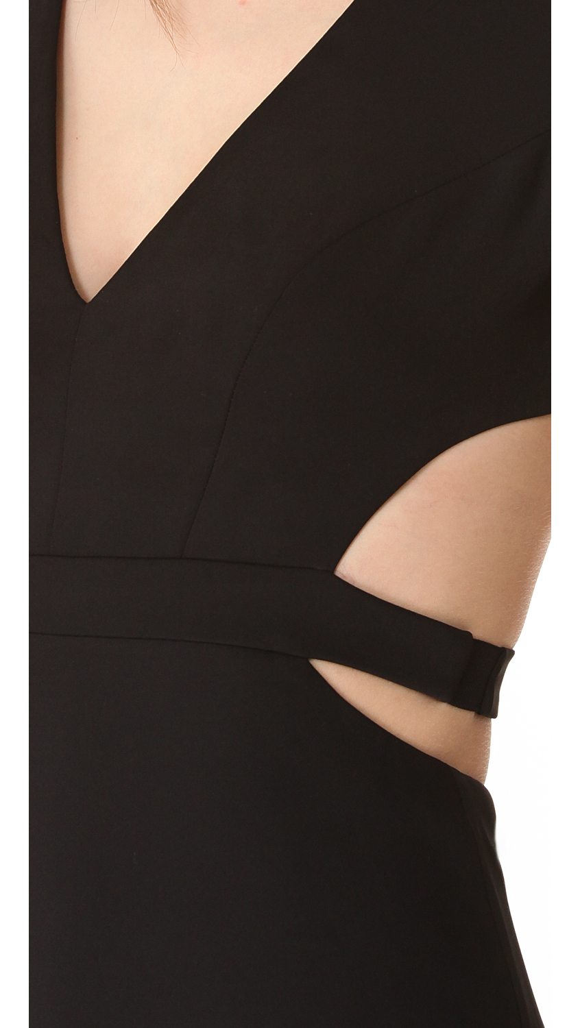 Lyst - Bcbgmaxazria Ava Cutout Gown in Black