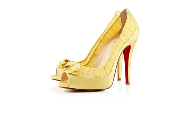 christian louboutin shoes yellow