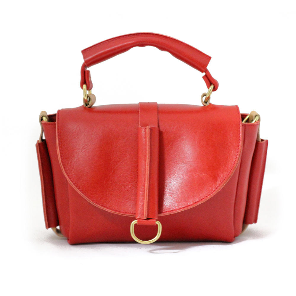 Lubochka Mumu Dina Red Leather Bag in Red | Lyst